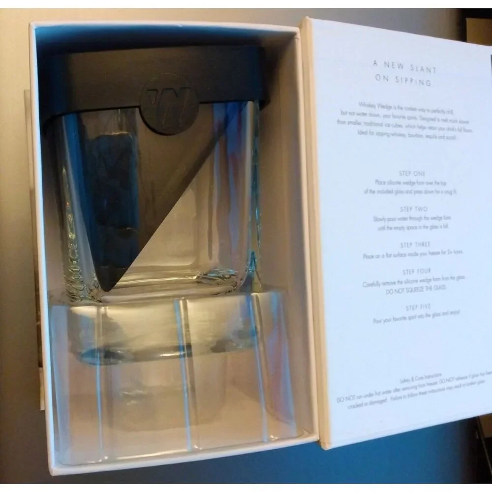Corkcicle Whiskey Wedge Ice Wedge Whiskey Glass